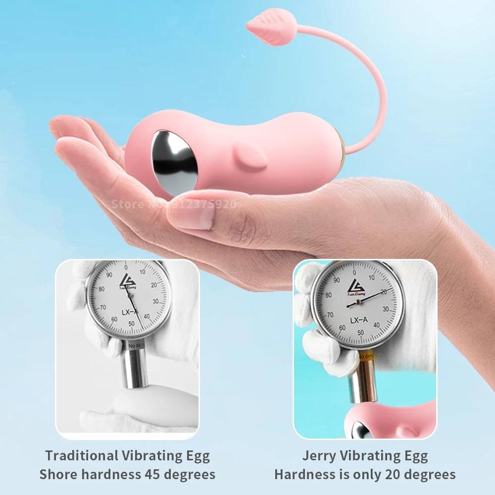 New 10 Frequency Vaginal Shock Vibrator G Spot Massage Clitoris Wireless Remote Control Vaginal Vibration Adult Female Sex Toy Kegel Ball