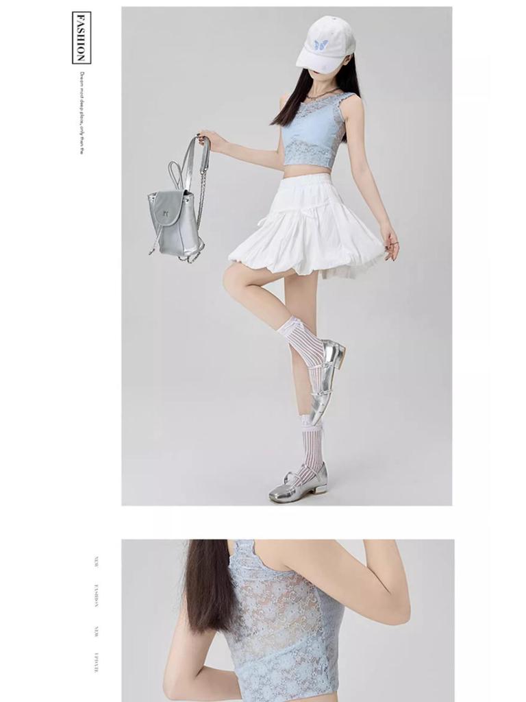 Women's High Waist A-line Puffy Umbrella Skirt - Summer 2026 Collection