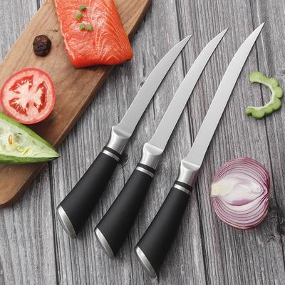 Kitchen Chef Open Back Cut Fish Knife Sharp Filleting Knife Boning Meat Killing Pig and Sheep Special Knife Stainless Steel Knife Slender Knife
