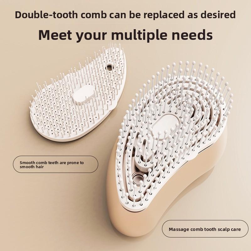 Elektrischer Sprüh-Haarpflegekamm, vibrierendes Kopfhaut-Meridian-Reinigungsgerät, ätherischer Ölnebel nährt die Kopfhaut, multifunktionaler Haar-Massagegerät