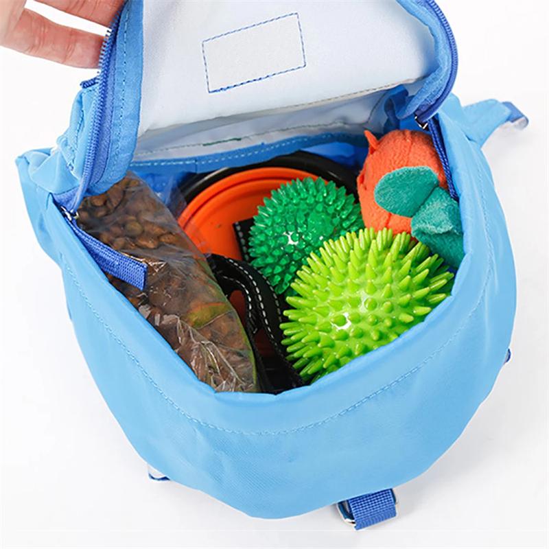 Waterproof Pet Backpack For Dogs Puppy Bag With Harness Collar Outdoor Travel Dog Snacks Backpack French Bulldog Dog Accessories