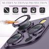 Tempered Glass Camera Protector for iPhone 14 Pro and iPhone 14 Pro Max - BOOLING - 9H Hardness - Purple Outline