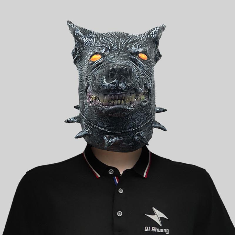 

Креативная маска головы волка, изготовленная из прочного латекса для праздничных торжеств и мероприятий