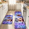 Dragon Ball Super Saiyan Flannel Kitchen Mat Christmas Soft Area Rug Non Slip Floor Carpet Home Decoration