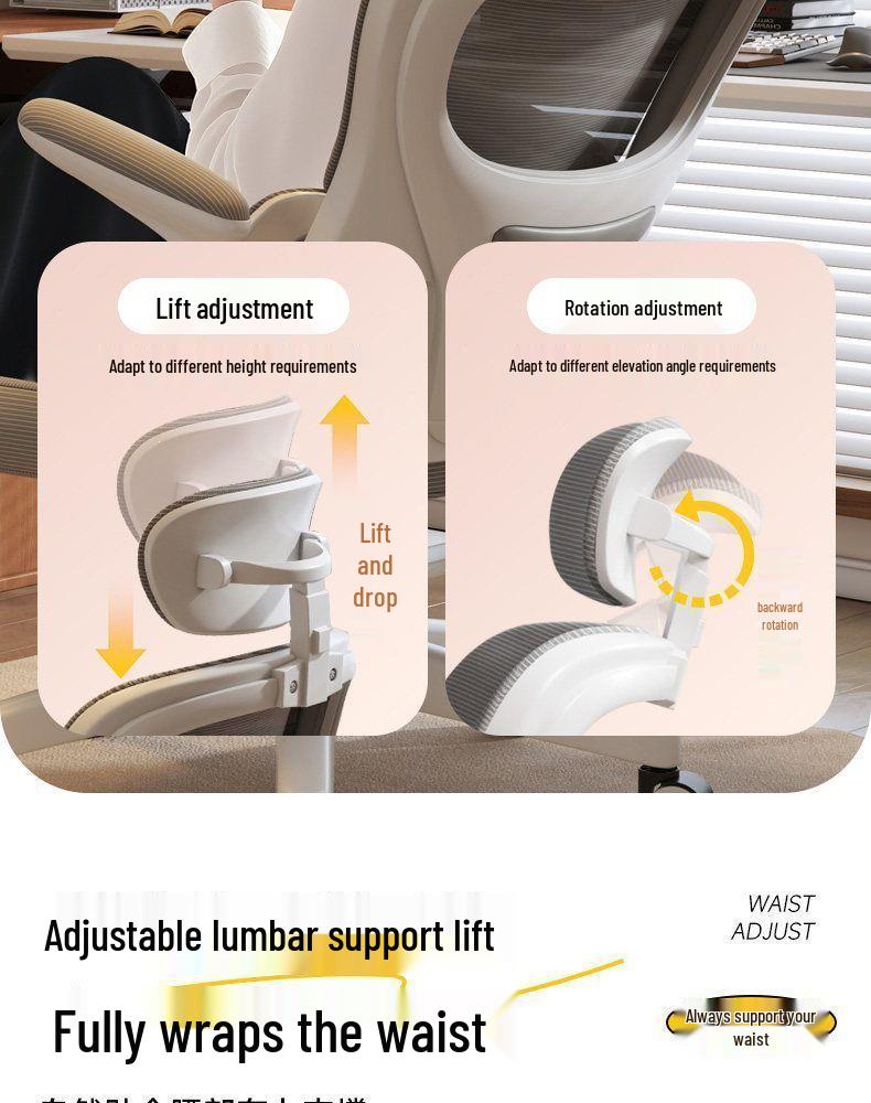 Ergonomic Office Chair for Comfort During Long Sitting - Ideal for Home, Gaming, or Study