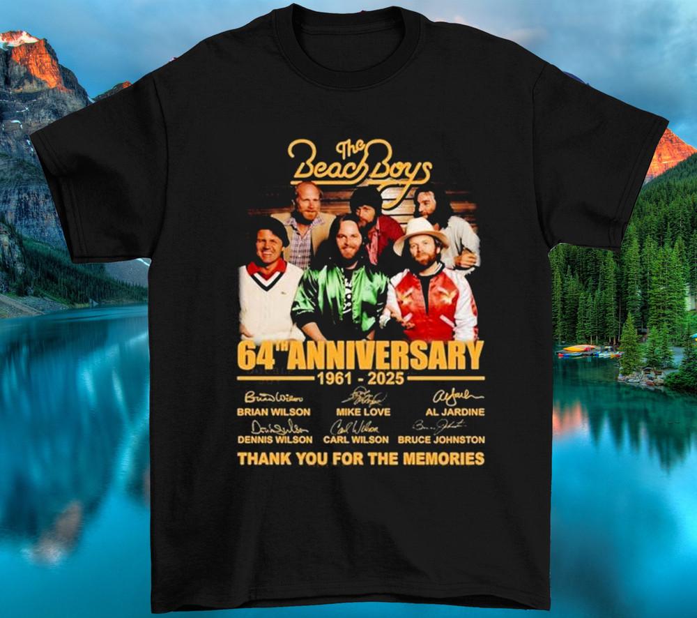 The Beach Boys Thank You For The Memories Signatures 2025 T SHIRT MEN UR10945 Unisex T-Shirt S