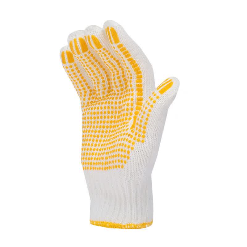 Anti-slip Wear-Resistant Dotted Cotton Work Gloves