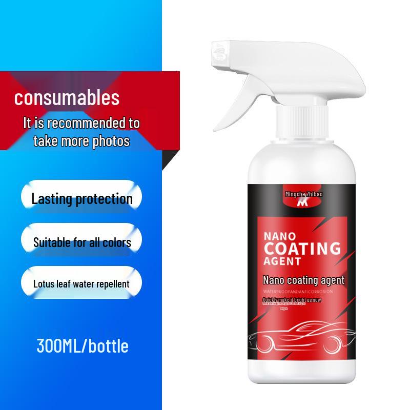 Nano Car Wax & Polish Spray - Crystal Coating Agent for Car Paint Protection & Shine