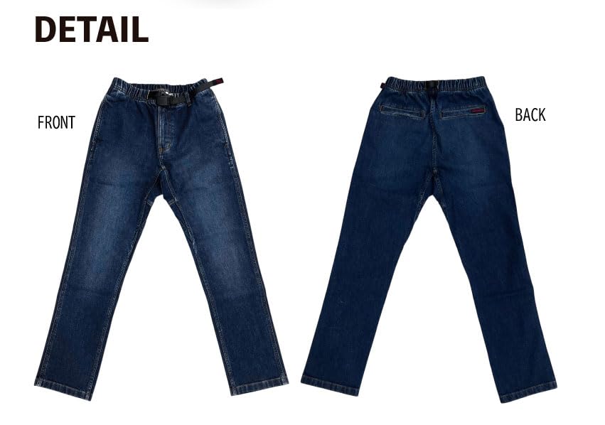 Gramicci Stretch Denim Cropped Pants, GMP5-SJP05 (M, MEDUSED)