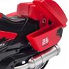 Oyuncak Motosiklet Işıklar Sesler Metal Kırmızı Motor Tahrik Çantalar