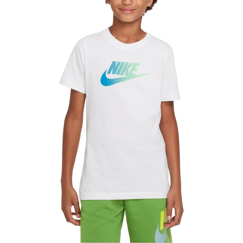 Nike T-Shirt Large Logo Round Neck Short Sleeve Kids tops DQ3866-100