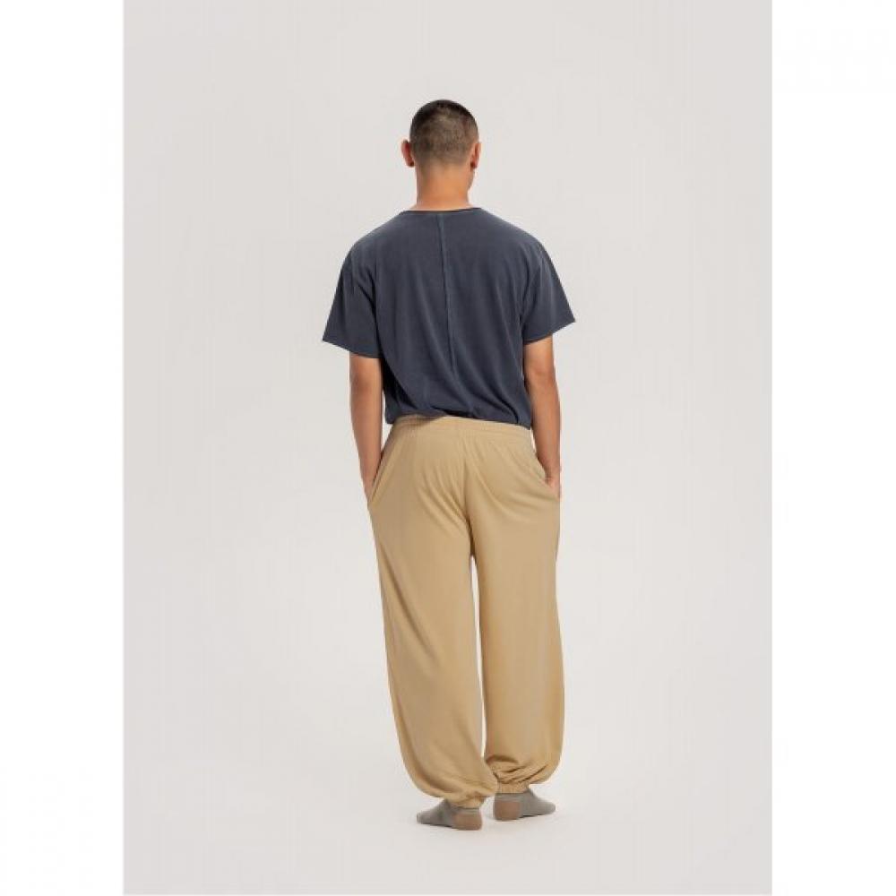 Budhi Mudra Diagonal Jogger Pants  Pale Khaki