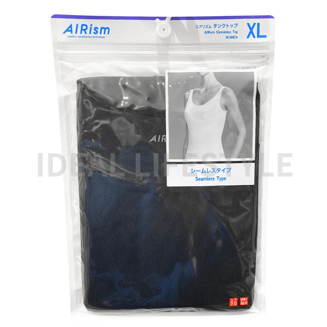 

UNIQLO AIRism Sleeveless Top S-3XL Anti-Odor Cool-Touch Tank Women 477144 NWT 3XL чёрный