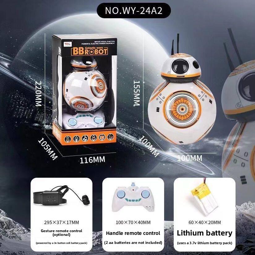 Star Wars Bb8 Roterende Patruljerobot Med Fjernbetjening Til Børn Og Samlere