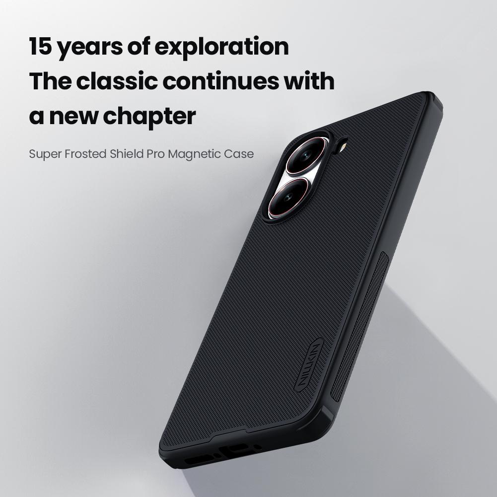 Für Xiaomi Redmi Turbo 4 Telefonhülle Nillkin Super Frosted Shield Pro Magnetische harte PC + TPU-Schale Stoßfeste Rückseite