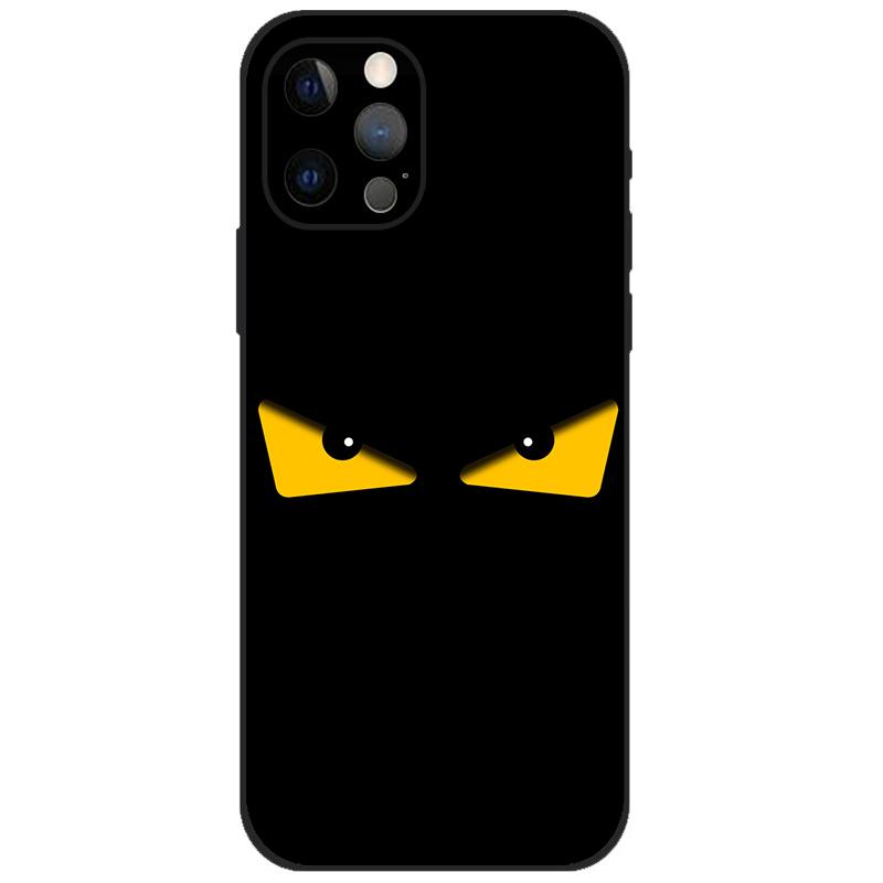 For iPhone 12 Pro Case iPhone12 Pro Bumper Silicon TPU Soft Phone Cover For iPhone 12 Pro Max / 12 Mini Case Cartoon Funda 12Pro