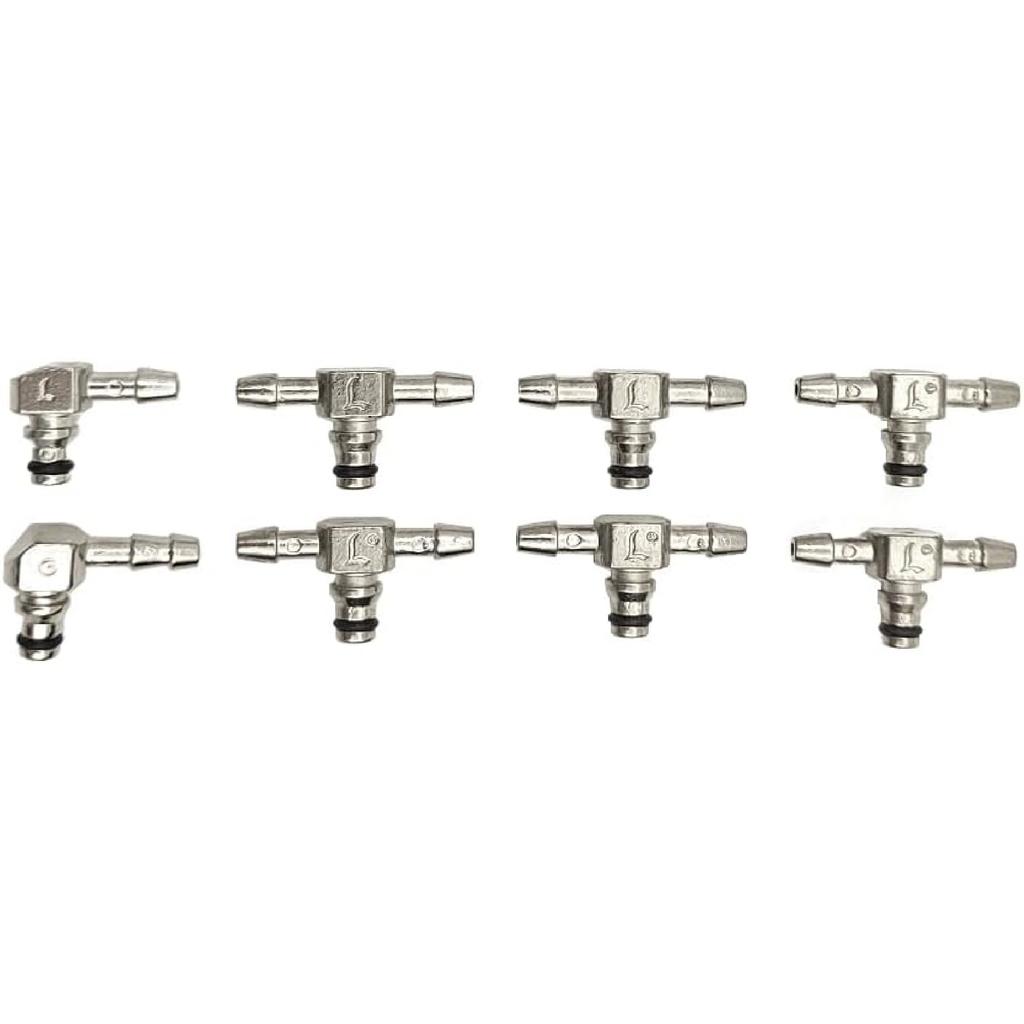 97359750 Diesel Fuel Injector Return Line Clamps Kit with Hose & 14 Line Clamps Fits for 2004.5-2010 Duramax LLY LBZ LMM 6.6L, Replaces 97328733