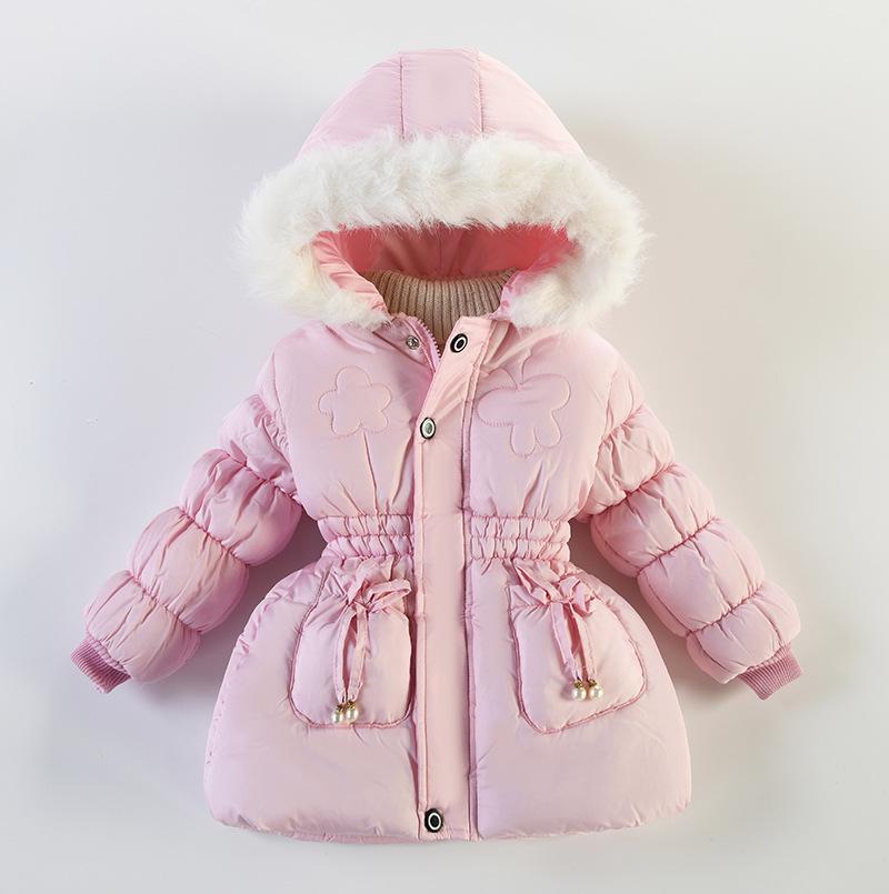 2023 Girls  Thickened Cotton Jacket - Cross-Border E-commerce