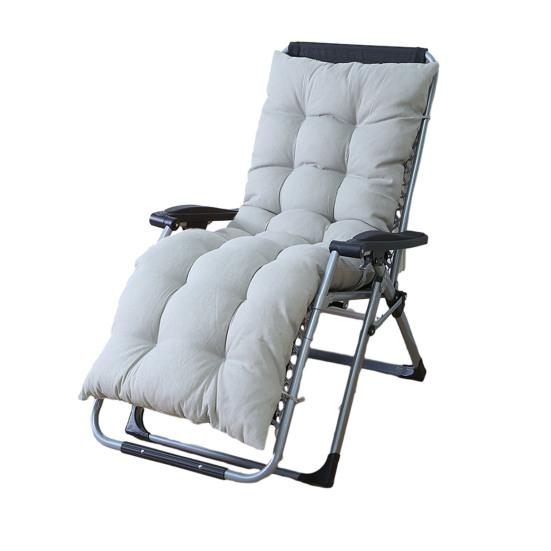 Recliner Cushion Cotton Linen Chair Pad with Straps Soft Padded Chair Cushion for Folding Recliners Rocking Chairs Home Office Use