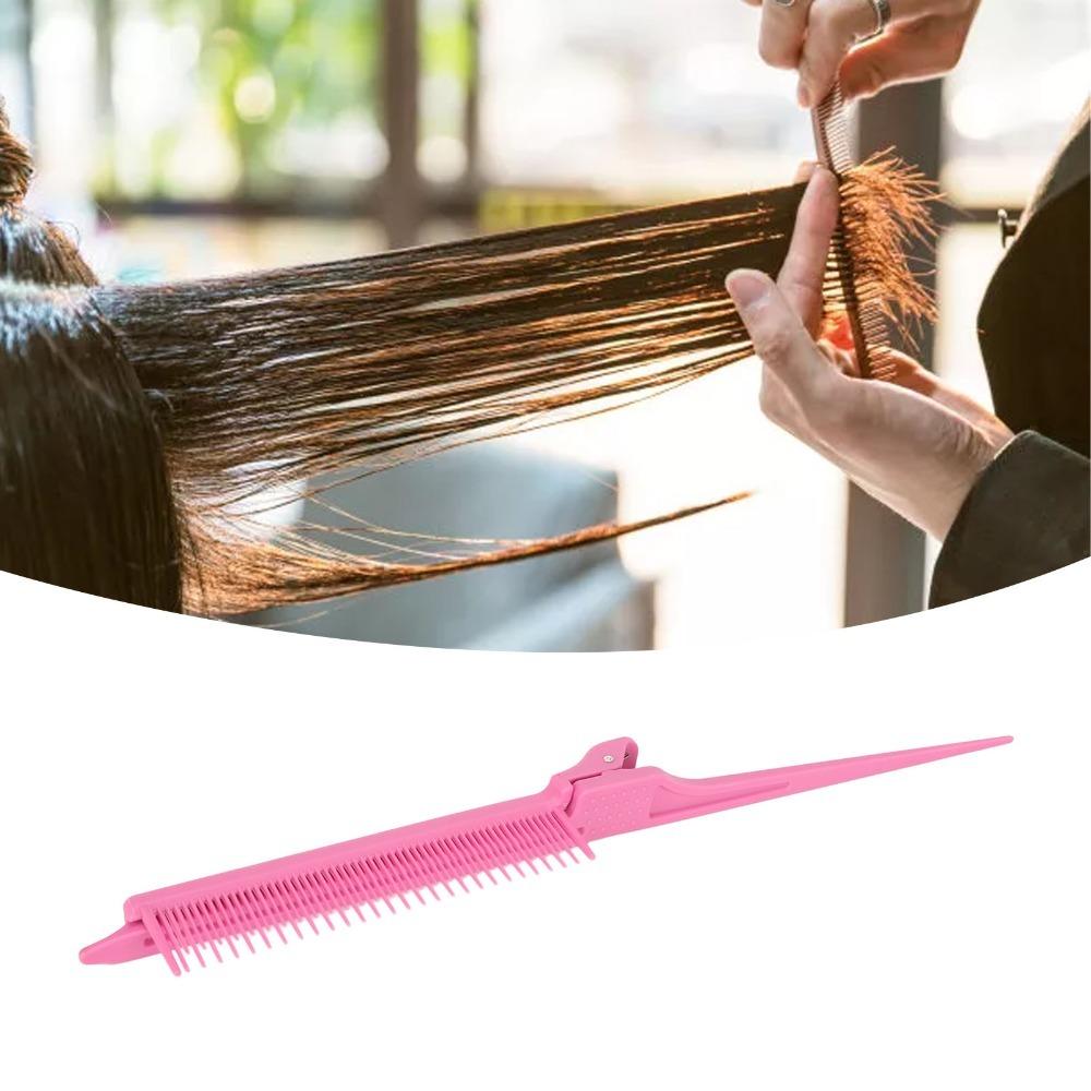 Pink Highlighting Comb Professional Sectioning Tool Hair Styling Comb Everyday Touch Ups
