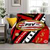 Coperta portatile/morbida con stemma PSV Eindhoven, coperta da letto, adatta per viaggi, campeggio, soggiorni, uffici, divani, regali per tifosi