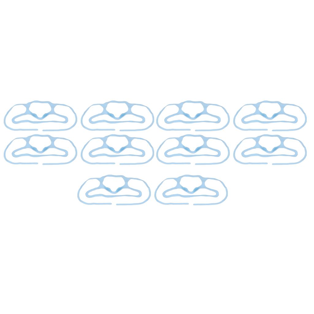 10Pcs Mask Brace Antifog Food Grade Silicone Freely Foldable Reusable Mask Support Frame for Outdoor   School