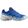 SALOMON Speedcross 6 Comfortable Trendy Fabric Cushioning Low Top Running Shoes Men Sneakers Blue 473017