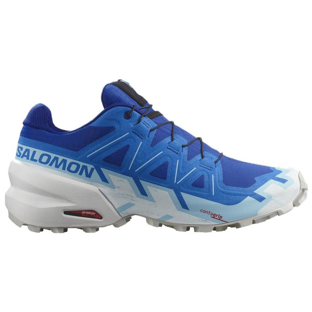 SALOMON Speedcross 6 Comfortable Trendy Fabric Cushioning Low Top Running Shoes Men Sneakers Blue 473017