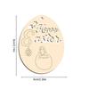10pcs Wooden Rabbit Chick Pendants Creative Egg Hanging Ornament For Easter Home Party Decoration DIY Painting Gifts Supplies