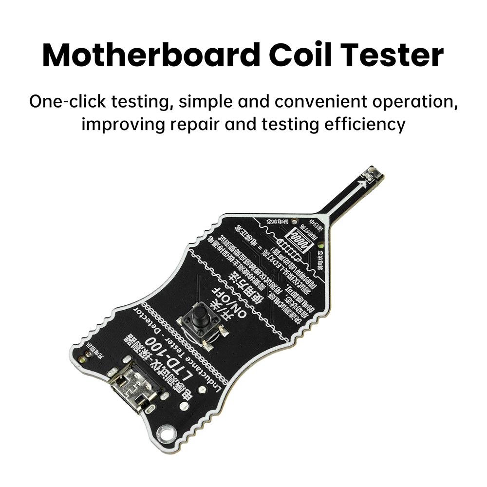 Inductance Tester Detector Motherboard Inductance Coil Quick Test Detector Tool for PC Repair Electromagnetic Check