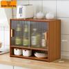 Bamboo 3-Tier Elevated Kitchen Countertop Organizer