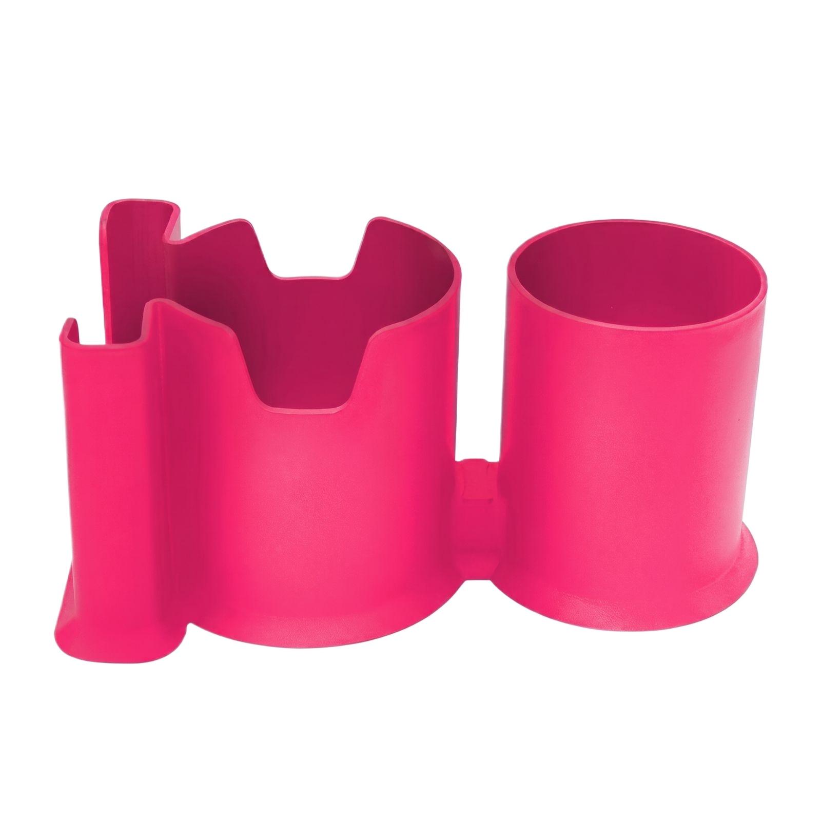 

Dual Cup Paddleboard Holder Surfboard Drink Holder Phone Mount Can Holder Paddle Board Accessories Stand One Size рожевий
