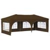 Pop Up Party Tent 575 X 288 X 245 Cm Taupe Oxford Fabric