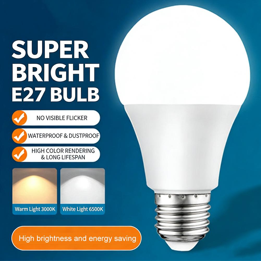 LED Bulb E27 Bulb LED Lighting Screw Bulb Energy-saving Bulb Suitable For Home Foyer Decoration