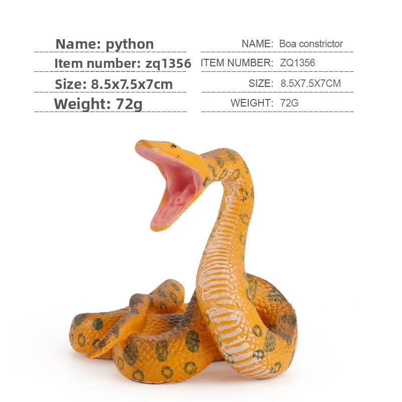 Reptile Pvc Snake Models For Educational Displays And Kids Learning Toys