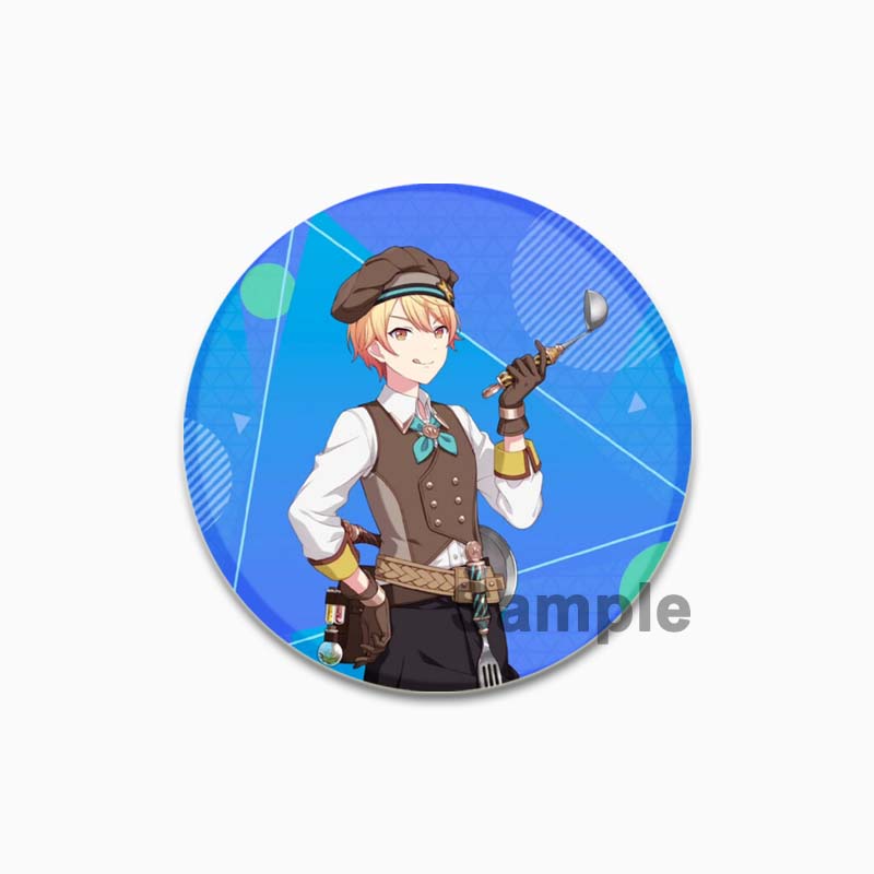 32/44/58 mm Project SEKAI Pin na batohy Kulaté plastové brože Kreativní kreslené postavičky odznak dárky