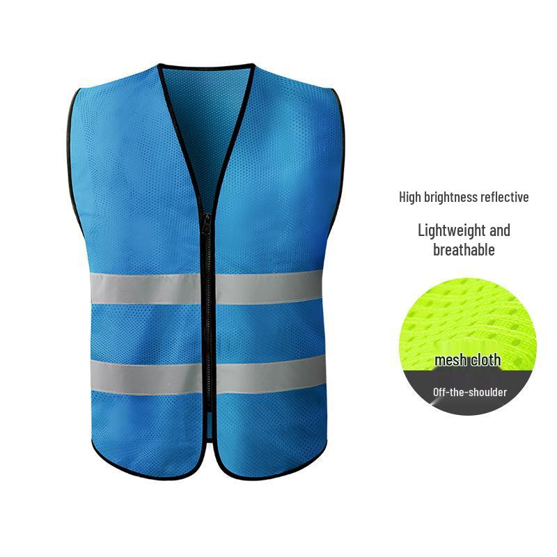 Hersteller-Sicherheitsweste mit mehreren Taschen und Reflektoren für Bau, Reinigung und Transport
