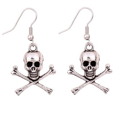 Totenkopf Ohrringe Totenkopf Piraten Punk Charm Gothic Ohrringe Halloween Ohrringe Geschenk