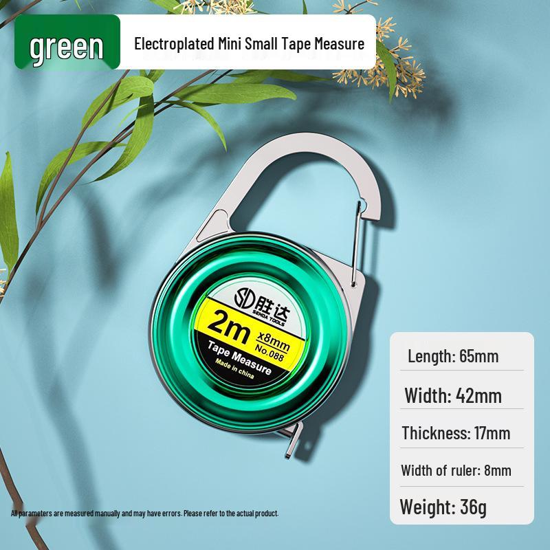 

Shengda Мини Карманная Рулетка - Портативный 2-метровый Стальной Брелок для Домашнего Использования