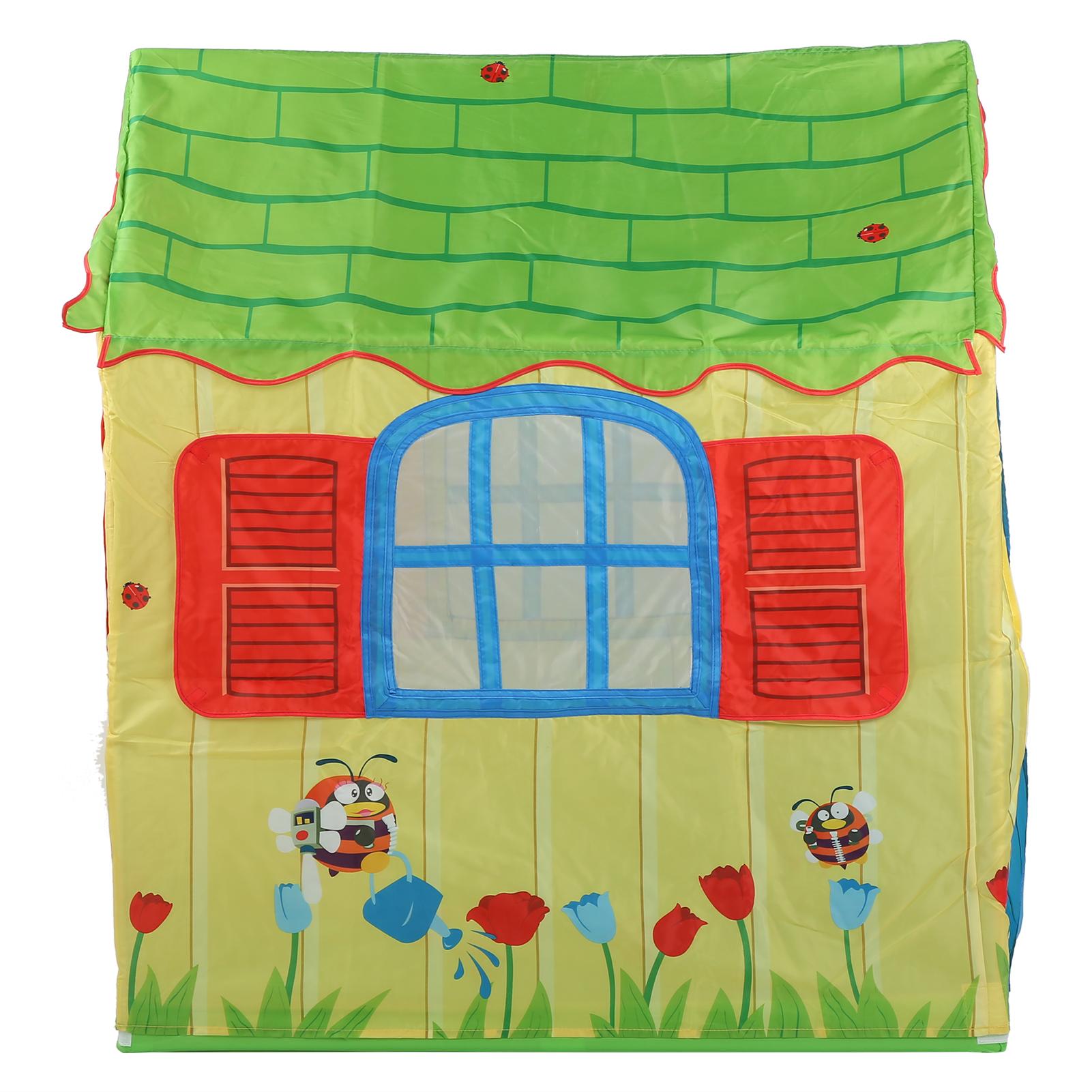 Indoor Outdoor Children Playing Tents Foldable Games Small Playhouse with RollUp Door