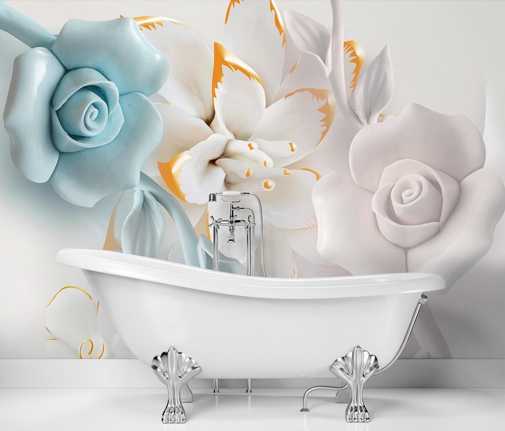 Wallpaper Flowers Abstract 3d