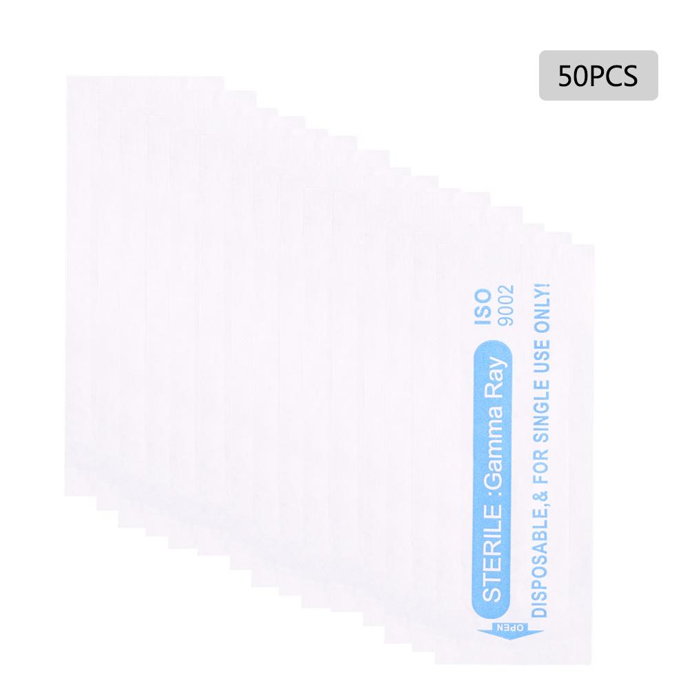 

50Pcs Box Tattoo Disposable Sterile Microblading 18R Round Needle Semi Permanent Makeup Tool