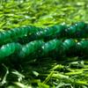Zambijské smaragdové fazetované korálky: 4mm Kulaté zelené drahokamy pro výrobu šperků