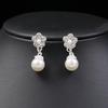 2022 Fashion Pearl Flower Necklace & Earrings Set: European-American Women's Hot Jewelry