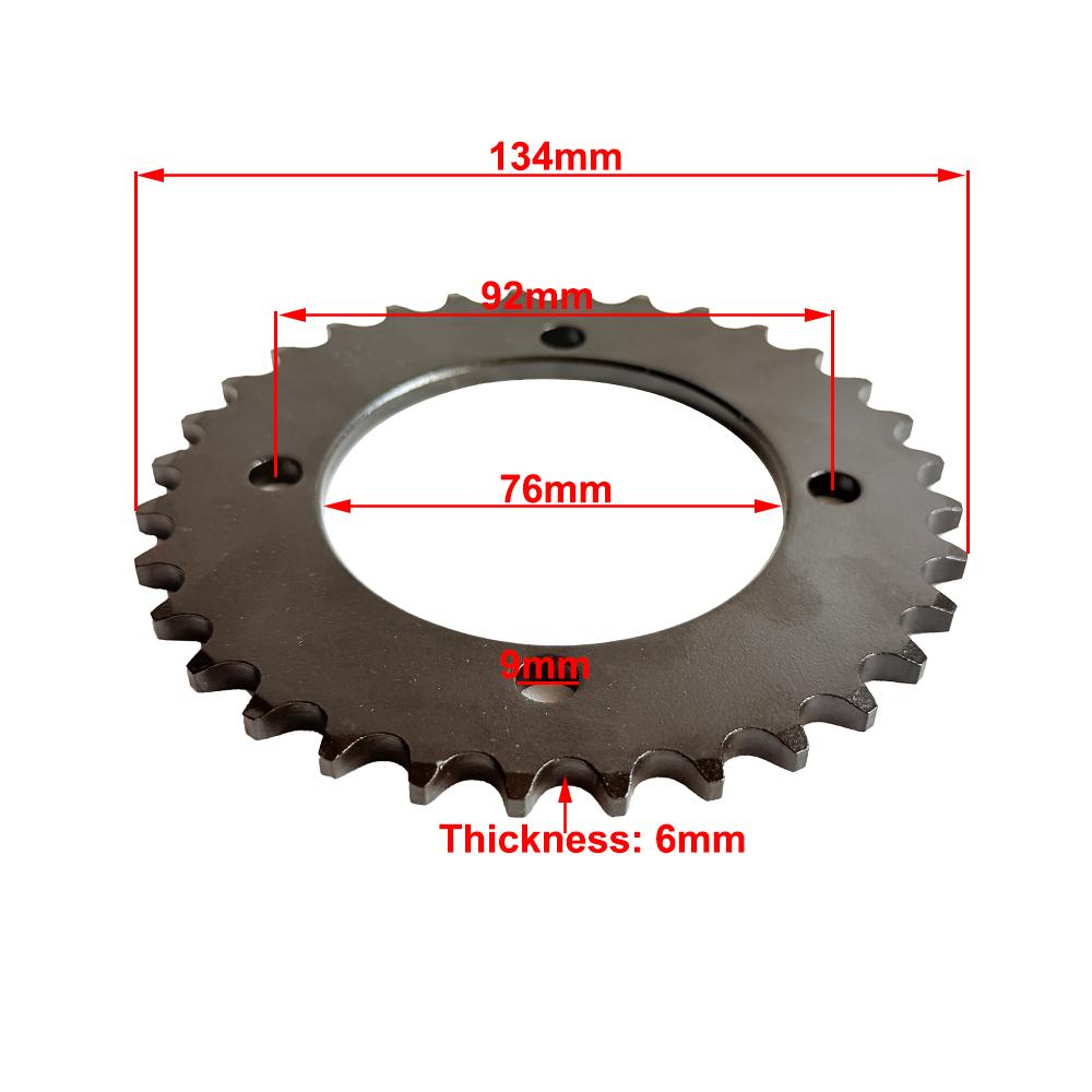420 Chains 32 Teeth Motorcycle Chain Sprockets 32T Rear Back Sprocket Cog For 110cc 125cc 140cc Dirt Pit Bike Parts