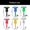 Rustproof Stainless Steel Tire Depth Gauge Measuring Tool Featuring Easy to Read Marking Ideal for Car and Bike Tires