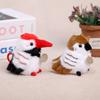 Kawaii Simulation Parrot Plush Toy Stuffed Soft Animal Bag Pendant Cartoon Small Birds Plush Keychain Pendant Kids Gifts