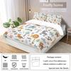 3-piece Down Duvet Cover Set with Cartoon Lion Animal Pattern Print (1 Duvet Cover+2 Pillowcases, No Core) Bedding Set