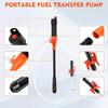 Electric Oil Pump Liquid Transfer Pump Powered Fuel Transfer Pump Outdoor Vehicle Fuel Gas Transfer Suction Pumps Accessories