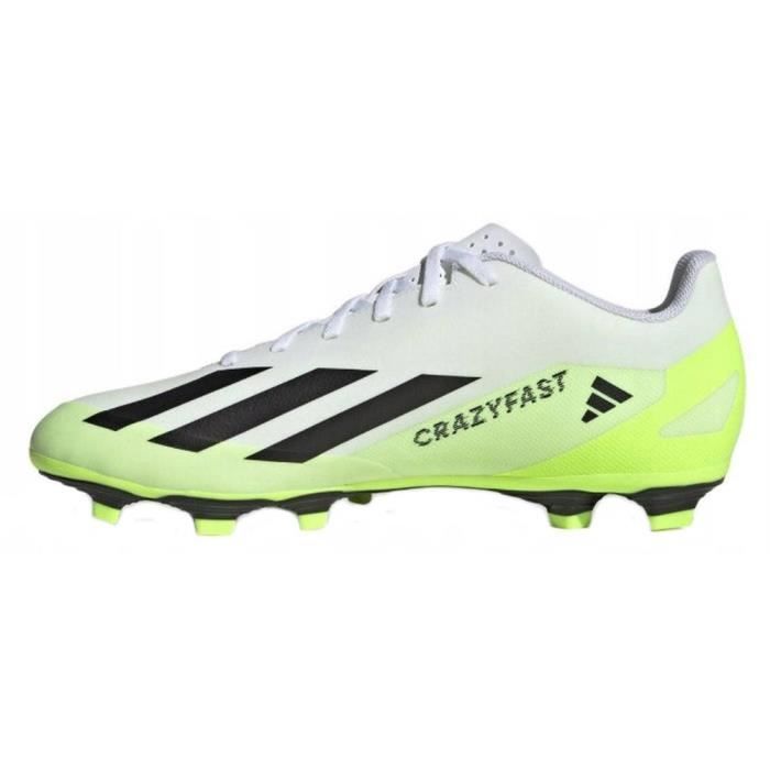 Fußballschuhe - ADIDAS - Crazyfast.4 FXG - Weiß - Geformt - Atmungsaktiv